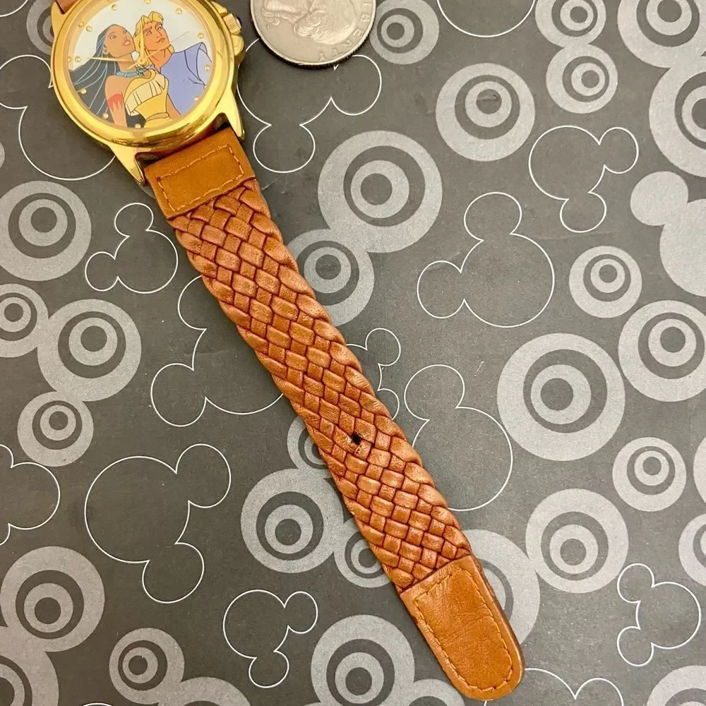 Vintage Disney Pocahontas Musical Swiss Quartz Watch Plays “Colors of the Wind” - Picture 14 of 16